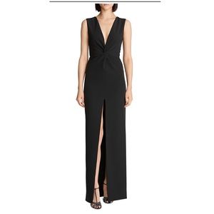 HALSTON - Black Maxi Gown
